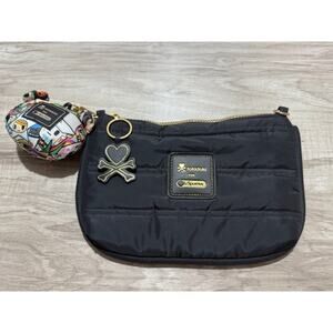 Tokidoki x LeSportSac Make-up/Utility Bag/Pouch with Keychain & Charm
